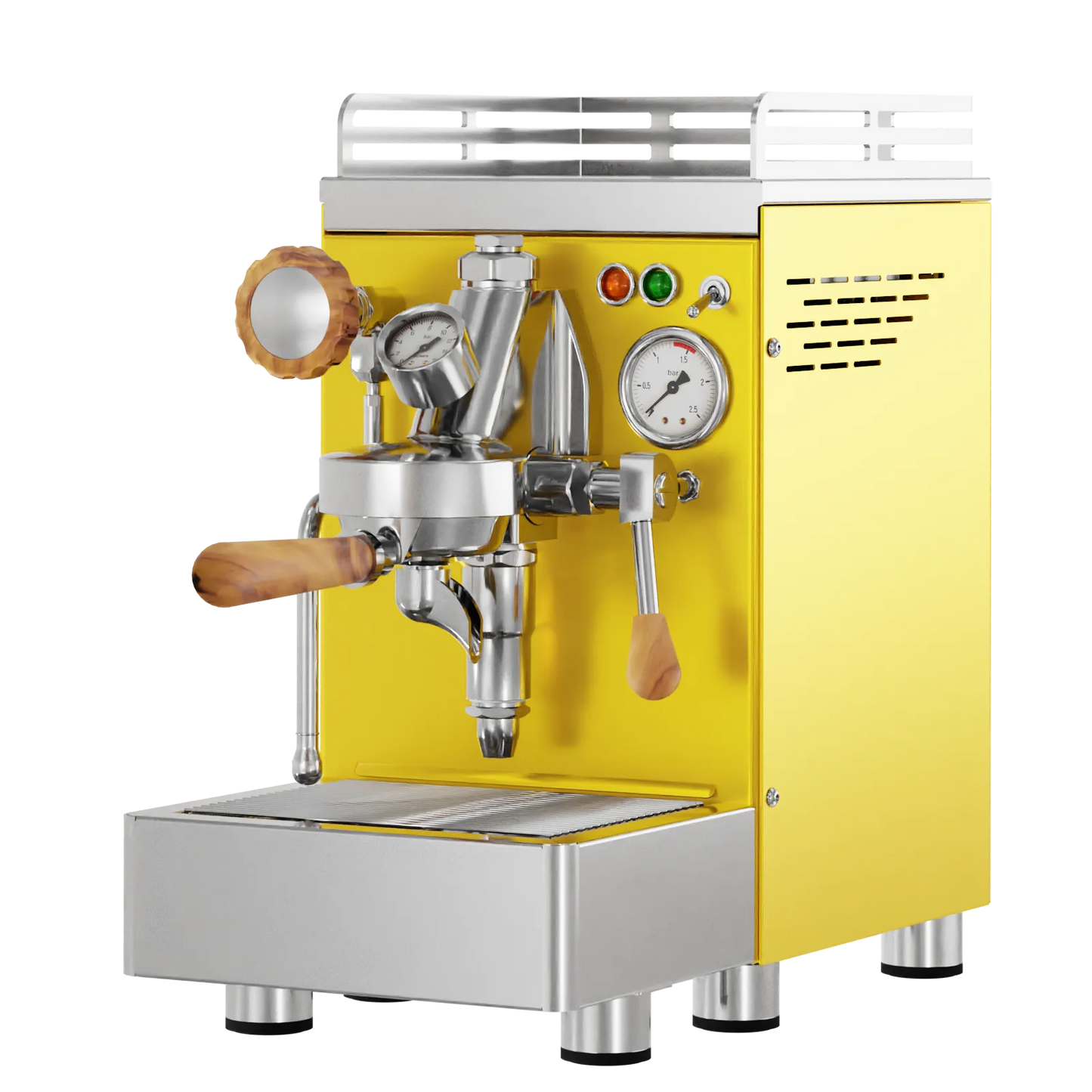 Elba Quattro V02 – Gelb RAL1021 - Siebträger & E61 HX‑Machine