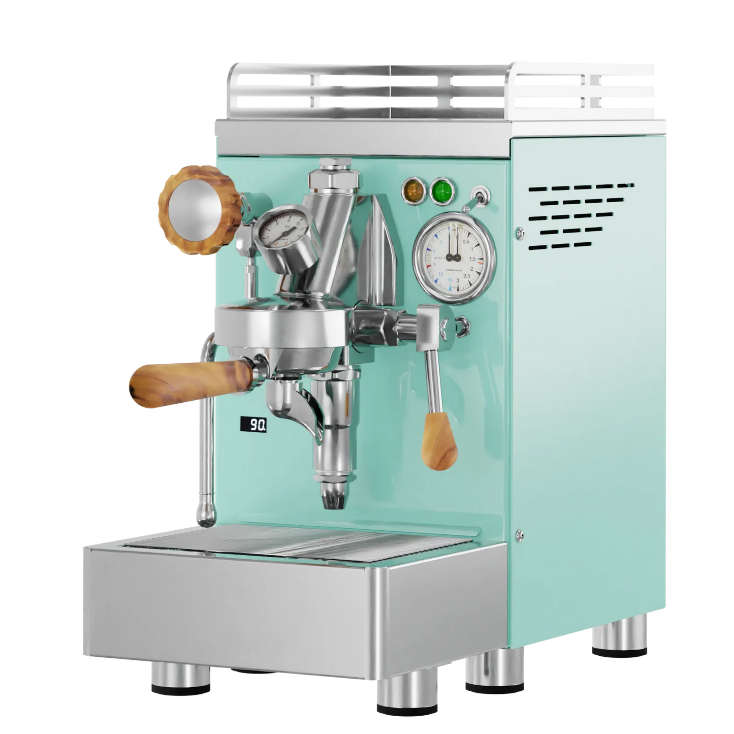 Elba Quattro PID – Türkis P3242C - Siebträgermaschine mit PID & E61 Gruppe
