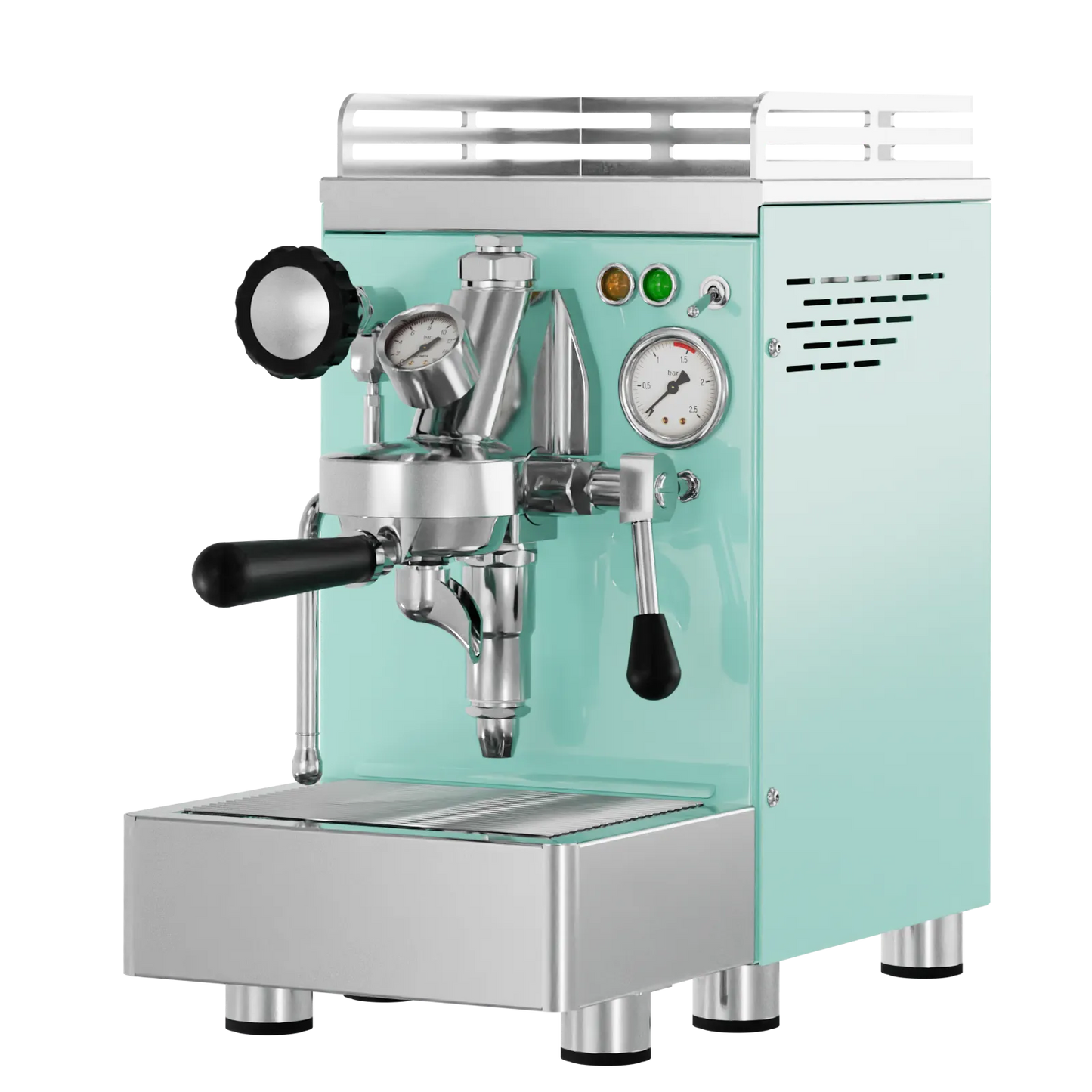 Elba Quattro V02 – Türkis P3242C - Siebträger & E61 HX‑Machine