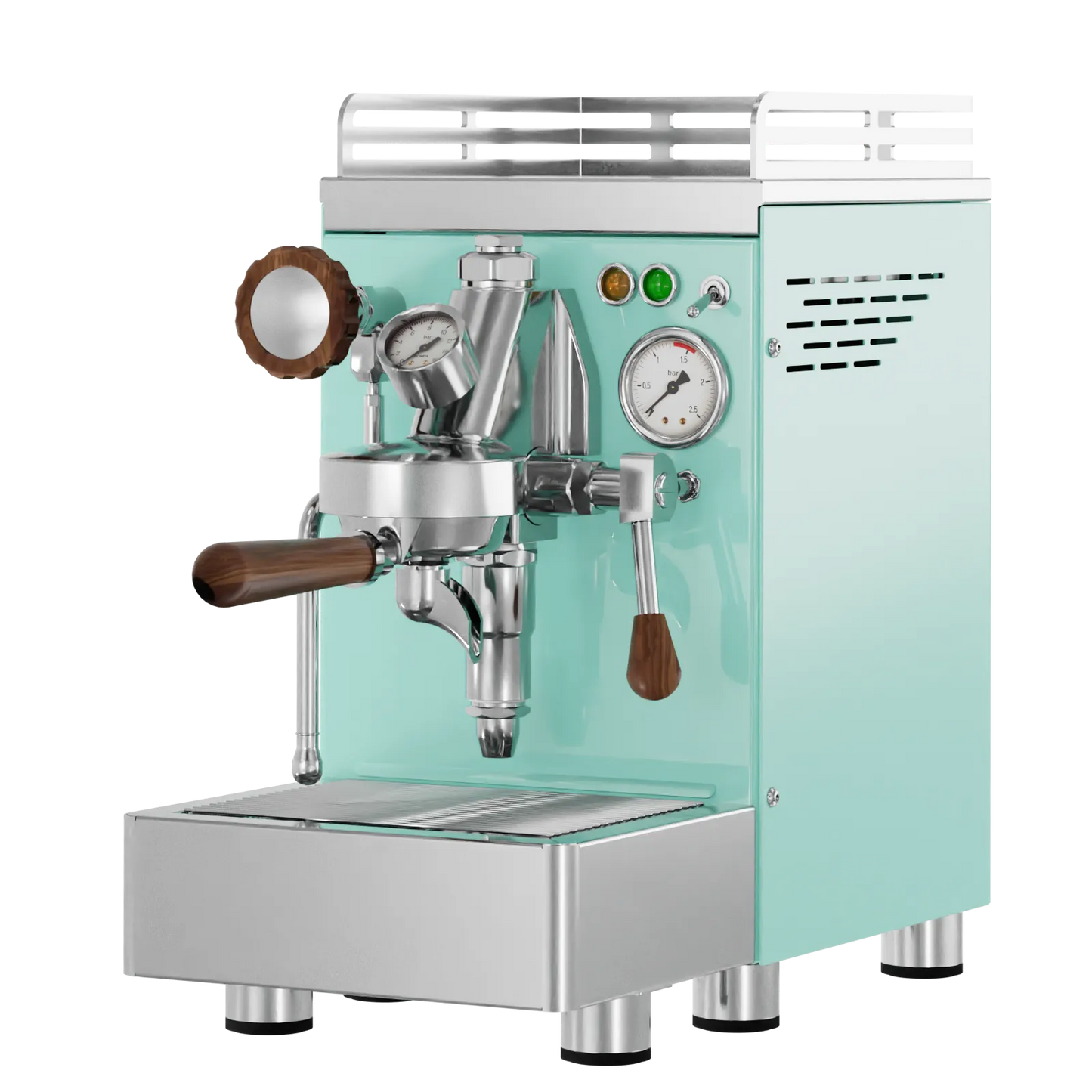 Elba Quattro V02 – Türkis P3242C - Siebträger & E61 HX‑Machine