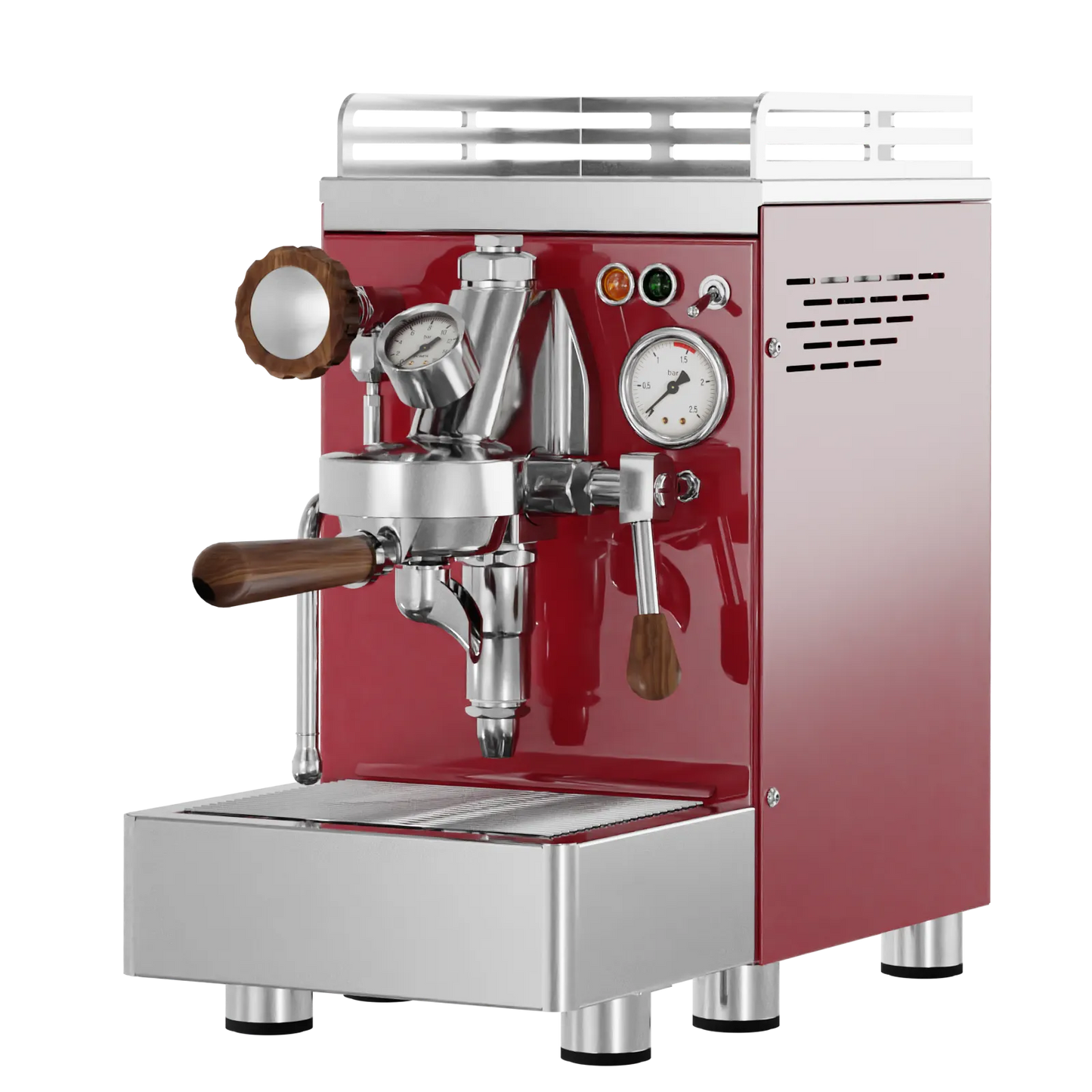 Elba Quattro V02 – Purpurrot RAL3004 - Siebträger & E61 HX‑Machine