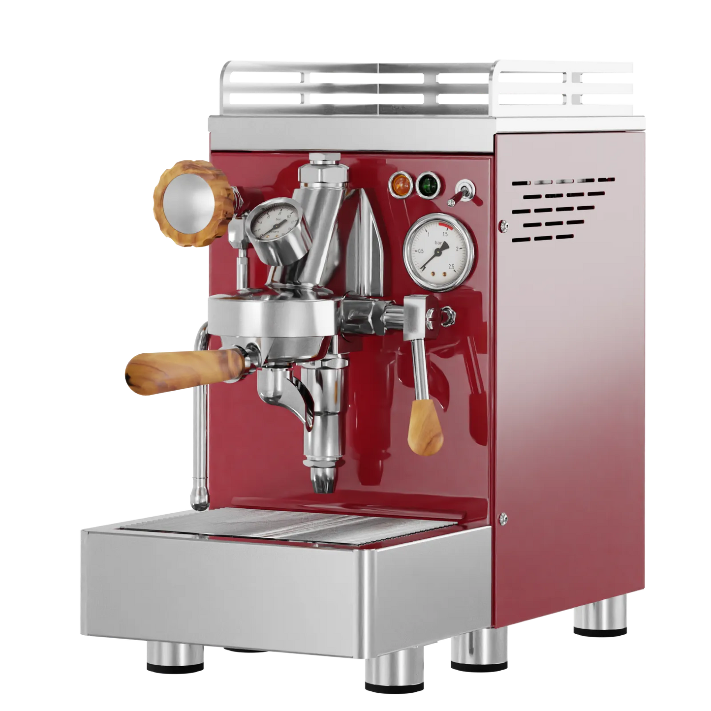 Elba Quattro V02 – Purpurrot RAL3004 - Siebträger & E61 HX‑Machine