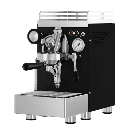 Elba Quattro V02 – Schwarz RAL9005 - Siebträger & E61 HX‑Machine