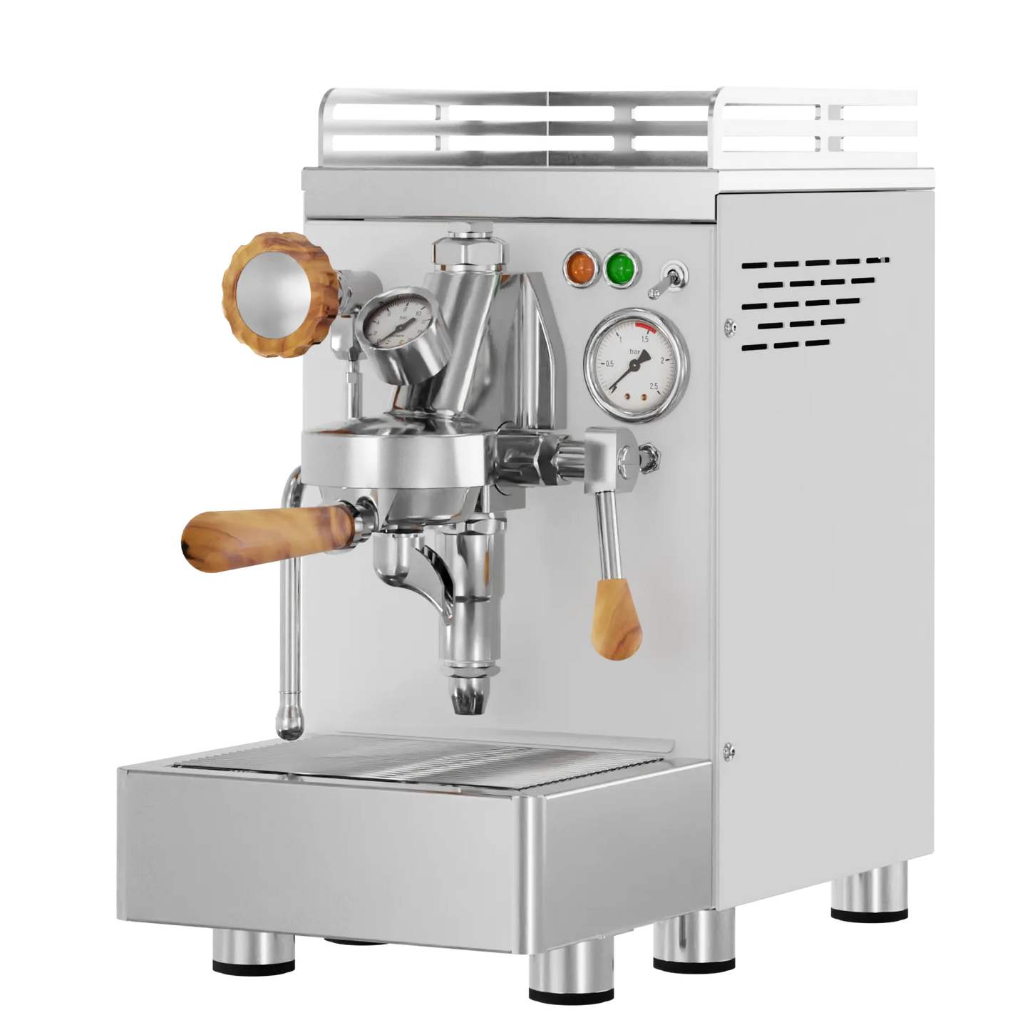 Elba Quattro V02 – Weiß RAL9016 - Siebträger & E61 HX‑Machine