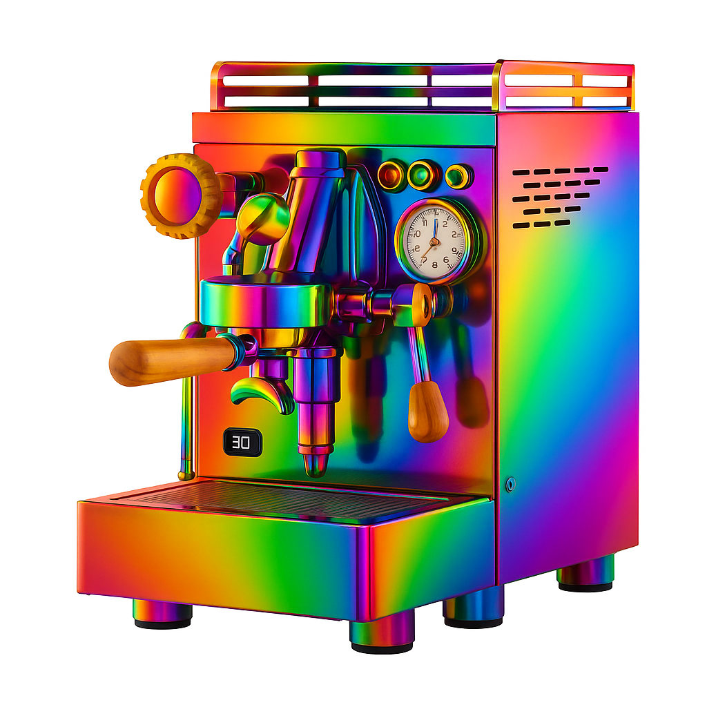 Elba Quattro PID – Lieblingsfarbe - Siebträgermaschine mit PID & E61 Gruppe