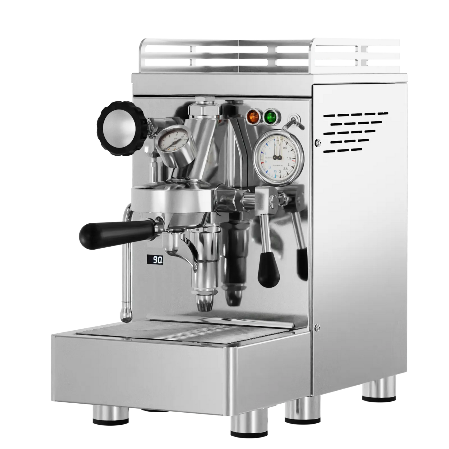 Elba Quattro PID – Edelstahl - Siebträgermaschine mit PID & E61 Gruppe