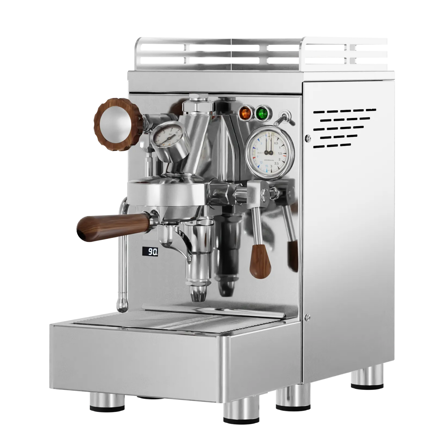 Elba Quattro PID – Edelstahl - Siebträgermaschine mit PID & E61 Gruppe