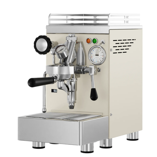 Elba Quattro PID – Beige RAL1013 - Siebträgermaschine mit PID & E61 Gruppe