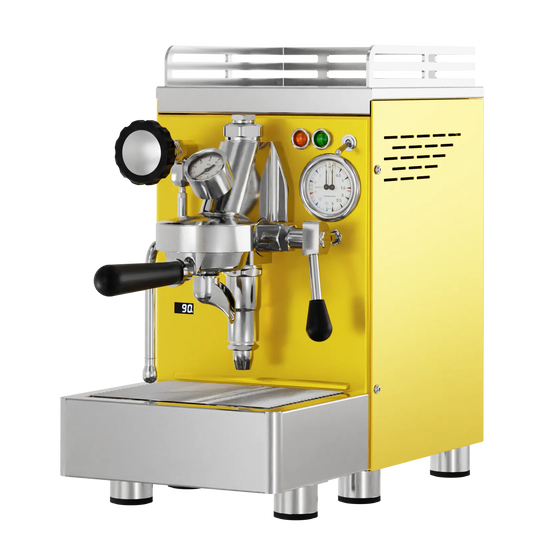 Elba Quattro PID – Gelb RAL1021 - Siebträgermaschine mit PID & E61 Gruppe