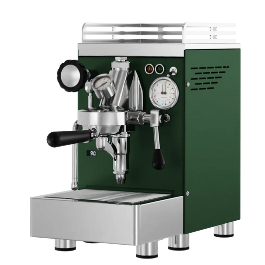 Elba Quattro PID – Tannengrün RAL6009 - Siebträgermaschine mit PID & E61 Gruppe